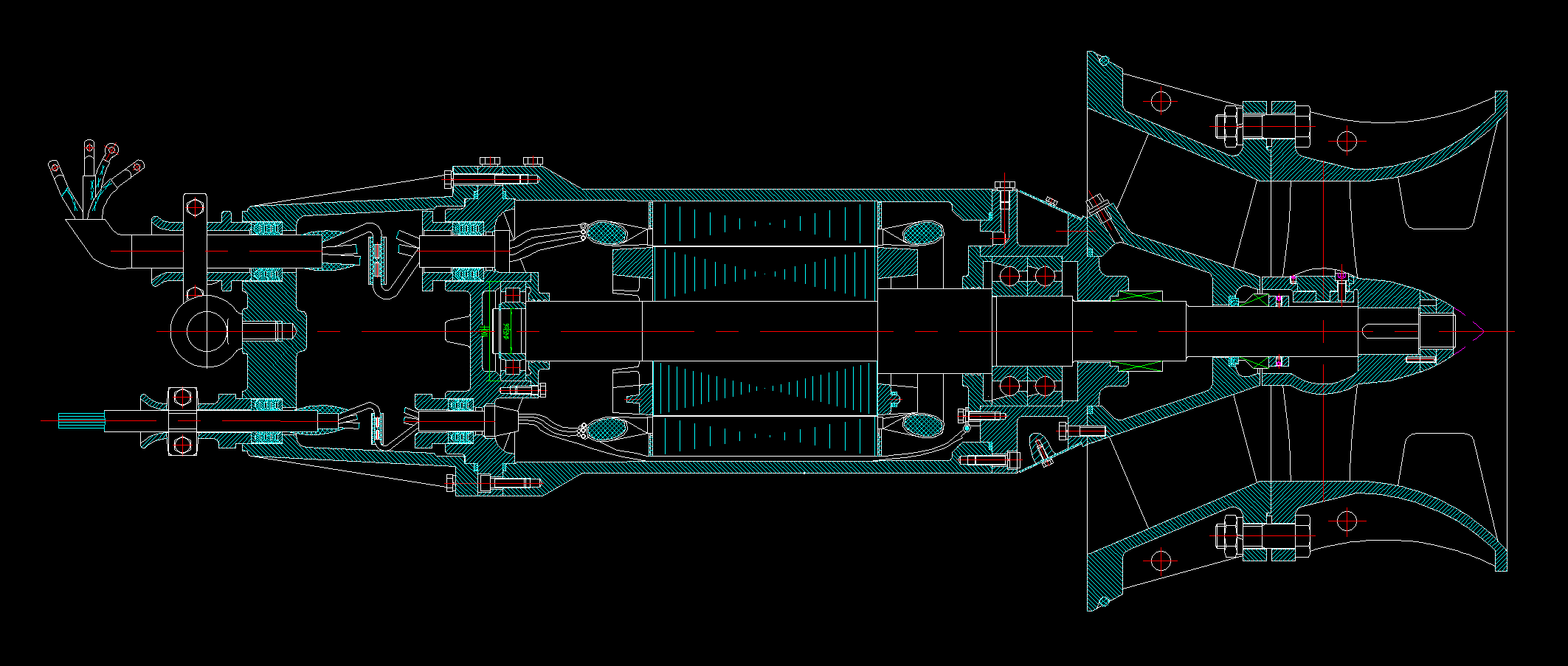 泵三维模型19:轴流泵模型